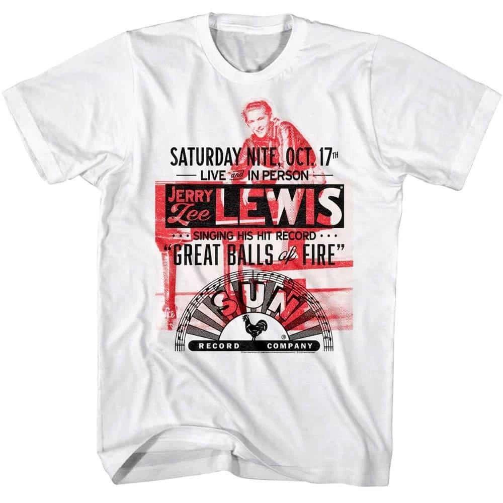 Jerry Lee Lewis Live in Person Men s T Shirt L