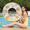 And Adult Childrens Swimming Circle Thickened Sequin Cartoon Fruit Pattern Duck