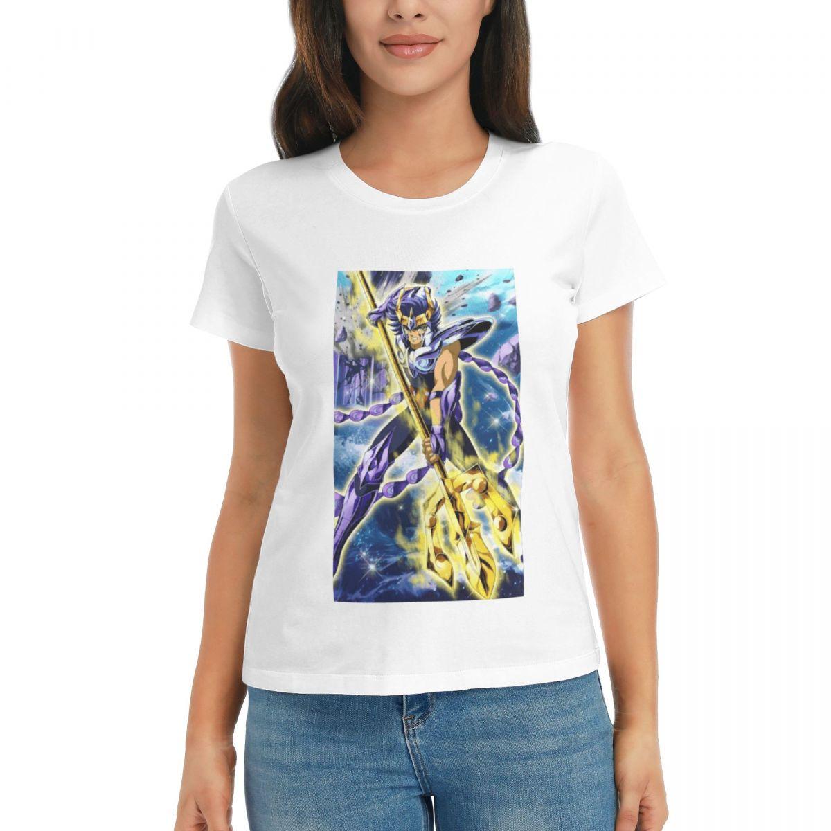 

Women TShirt Anime Knights Of The Zodiac Phoenix Ikki Summer Short Sleeve Tees Round Neck T Shirts Clothes Tops Streetwear S