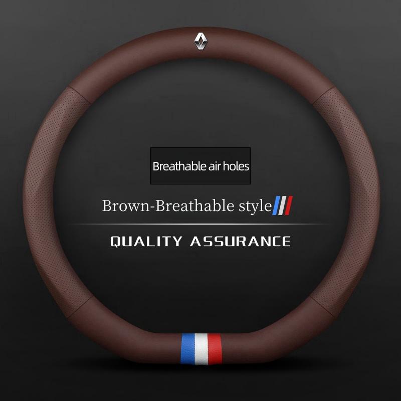 

Interior Stickers Car Carbon fiber Leather Steering Wheel Cover For Renault Megane 3 Clio Talisman Laguna Sandero Kangoo KWID Du