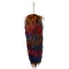 Trendy Foxes Tail Key Holder Accessory Sturdy Plush Synthetic Leather Bag Ornament Portable for Stylish Ladies Women