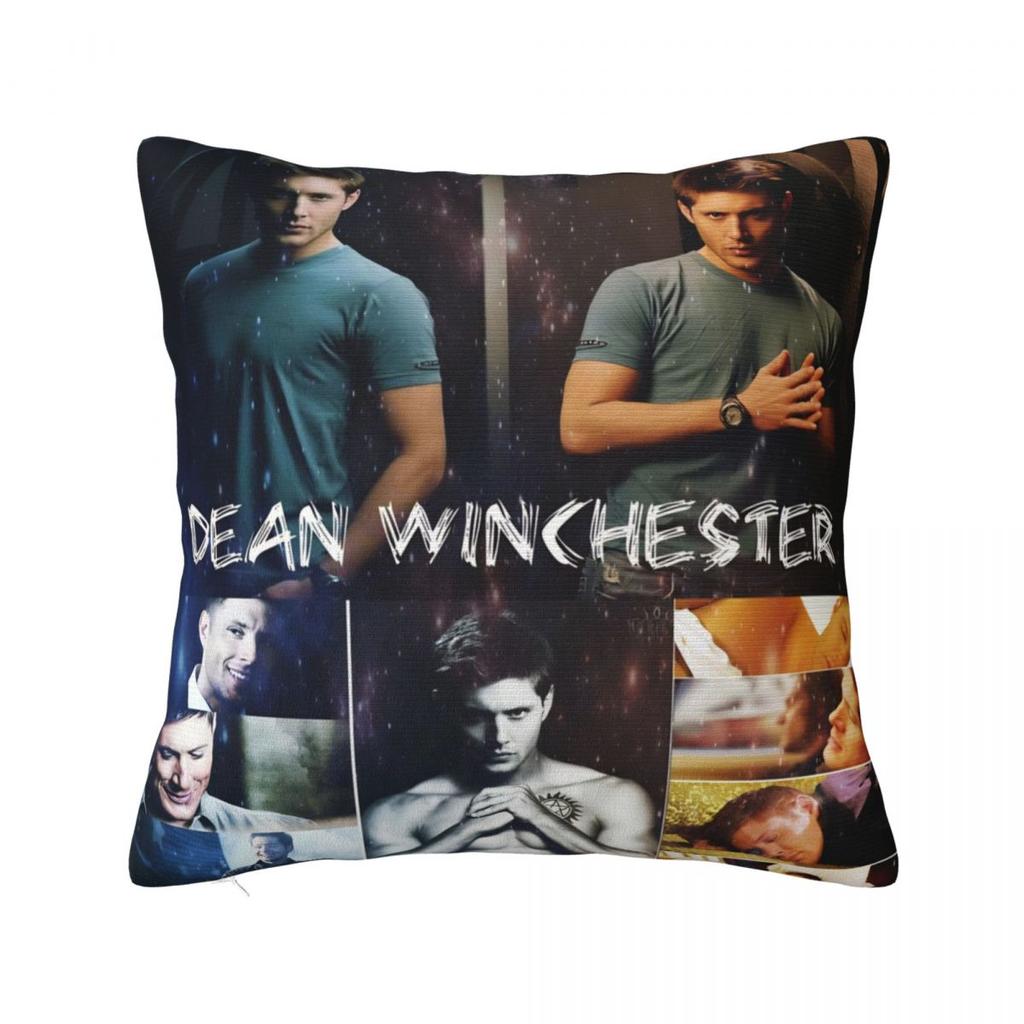 Dean Winchester Supernatural Television Pillow Cover Cushion Cover Pillow Case Kawaii Pillowcases For Sofa Home Decoration
