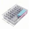 38-Piece Stainless Steel Piping Nozzles & Icing Bag Set Complete Cake Decorating Kit with Silicone Bags, Perfect for Cupcakes, Cakes & Pastry Decorat 