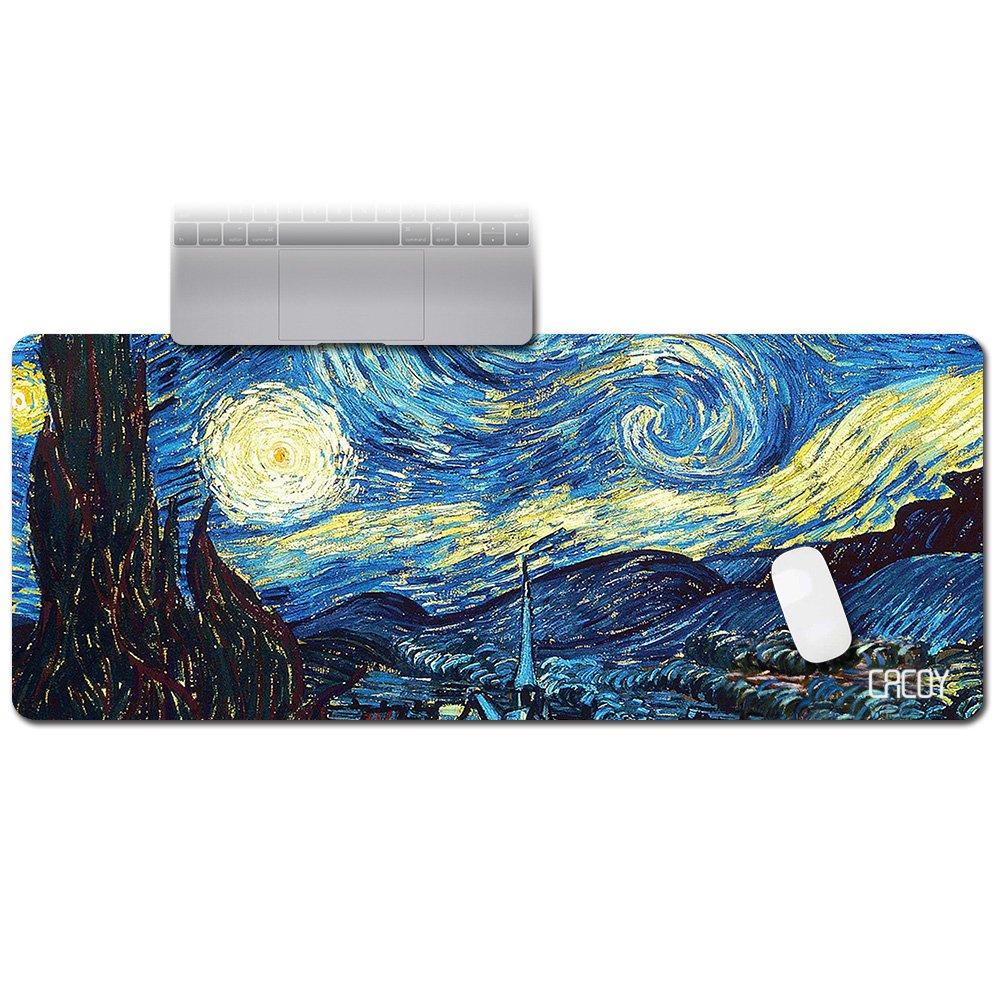 Cacoy 100x40cm Extra Large Mouse Desk Gaming Mouse Large Keyboard Pad Pad, Mat, Pad,