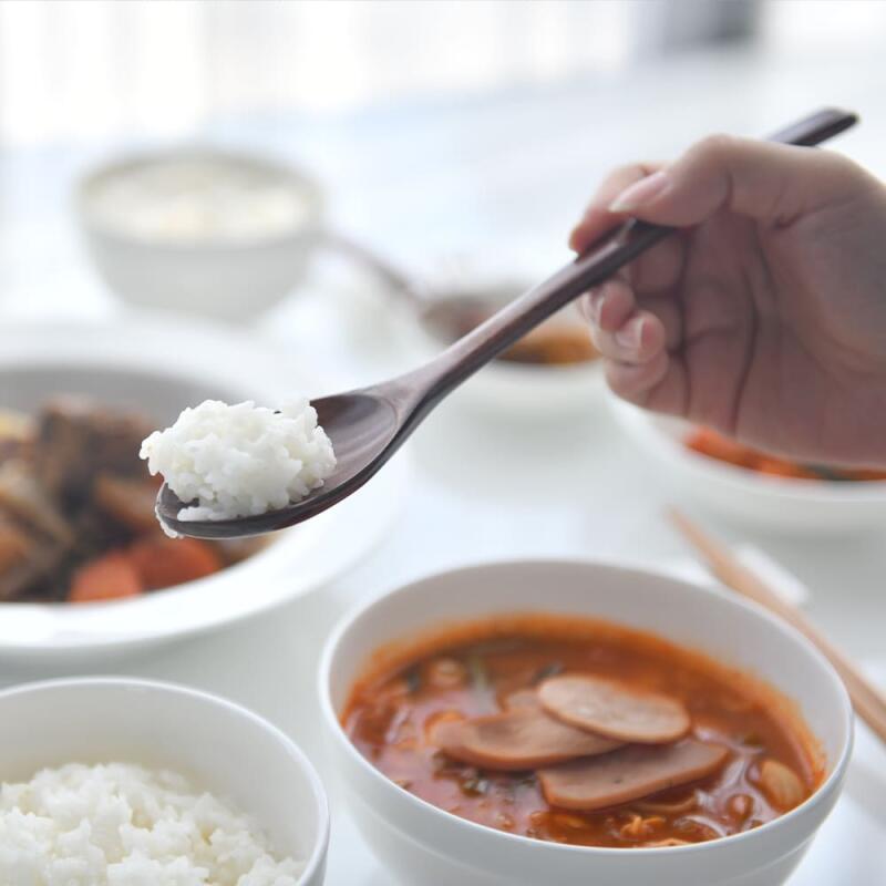 Diu Lacquer Wooden Spoon Set_1-person Spoon and Chopstick Set 01.for one person_Basic_Ivory