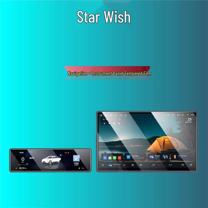 HD Matte Tempered Glass Screen Protector for Geely Xingyuan - 26 Models Central Control Navigation