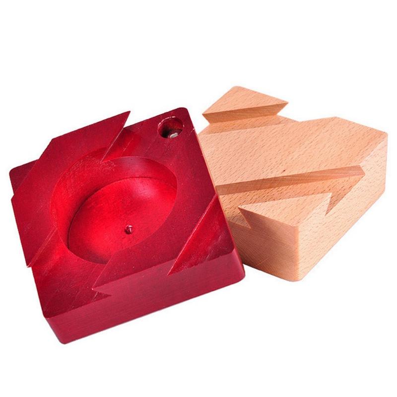 Wooden Magic Puzzle Box, Wood Secret Opening Puzzle Box Mysterious Box Gift for Kids Adults Surprise Brain Teaser