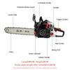 High-Power Gasoline Chain Saw 4800W Effortless Logging Chain Saw Handheld Chainsaw for Tree Felling and Woodcutting