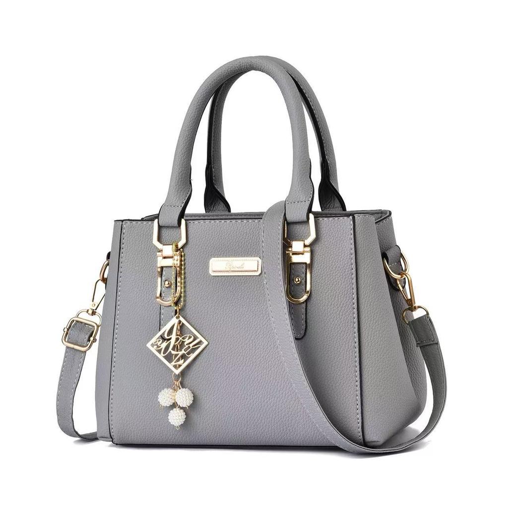 Handbag Women's Bag New Fashion Versatile PU Leather Shoulder Oblique Span Bag