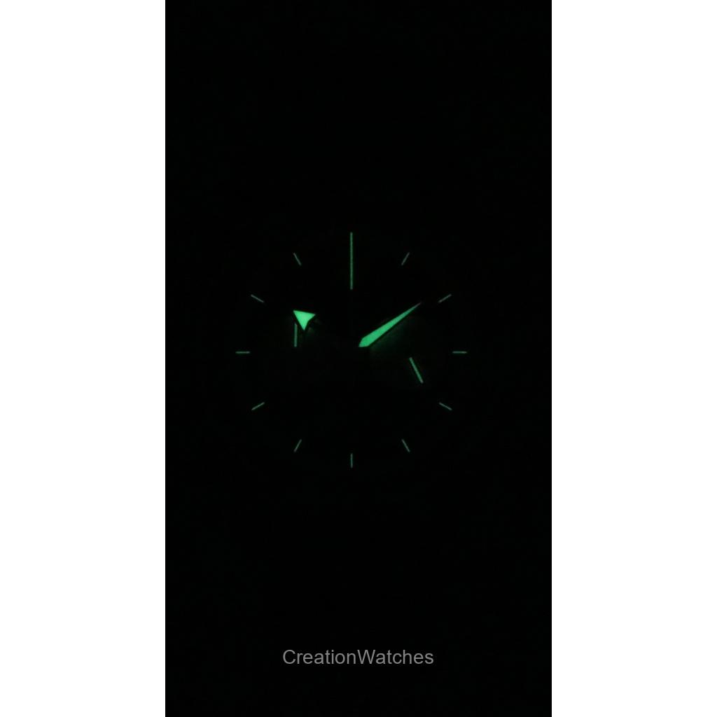 Emporio Armani Chronograph Leather Strap Black Dial Quartz AR11635 Men's Watch