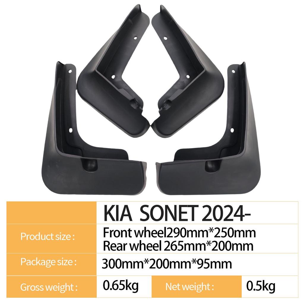 Kia Sonet 2024 Tire Mudguards - Cross-Border Car Accessory