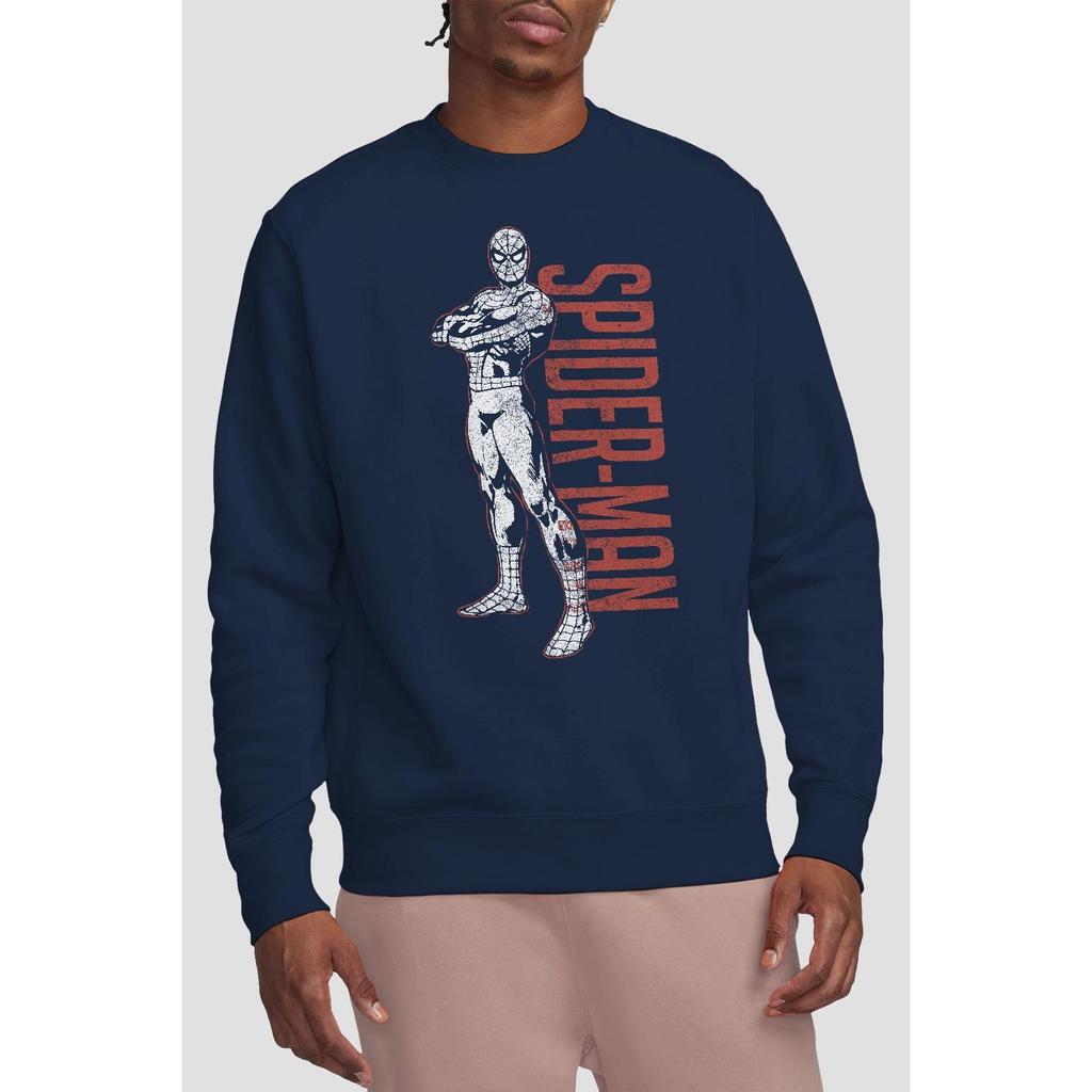 Spider-Man Unisex Adult Hero Stance Sweatshirt