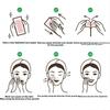 6/10/20pc Set Hair Removal Tool Wax Strips Waxing Wipe Sticker for Face Leg Lip Eyebrow Leg Arm Body Hair Removal Two Side Mini Size