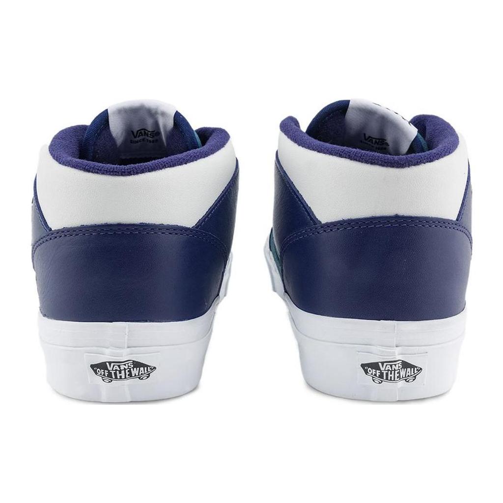 Vans Unisex Half Cab 33 DX Mid-Top Skateboarding Shoes Blue White VN0A5KX6BES
