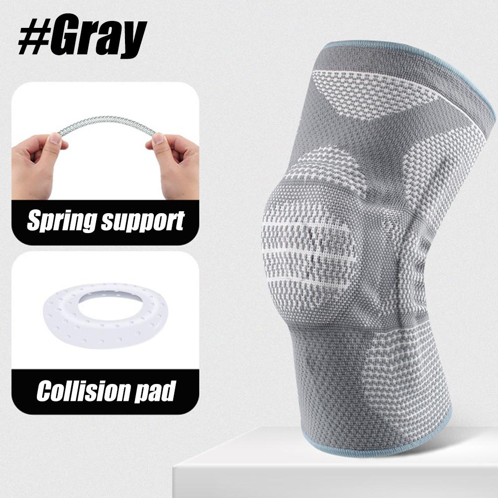 

1Pcs Knee Brace Compression Sleeve Equipped With Adjustable Strap - Stabilizing Knee Care Suitable For Running Basketball Hiking Jogging M