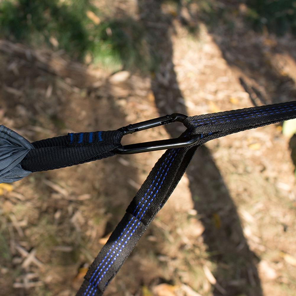 2pcs Hammock Fixing Fasten Strap Fast Installation Outdoor Camping Tree Hanging Load Bearing Hammock Rope Belts