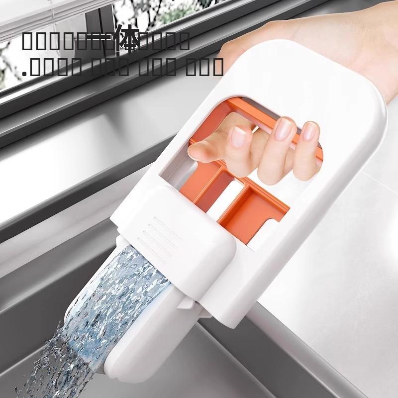 Handheld Glass Cleaner  Batoom Mop No Hand Wa Required Convenient Durable Cloth for Desktop Surface Cleaning