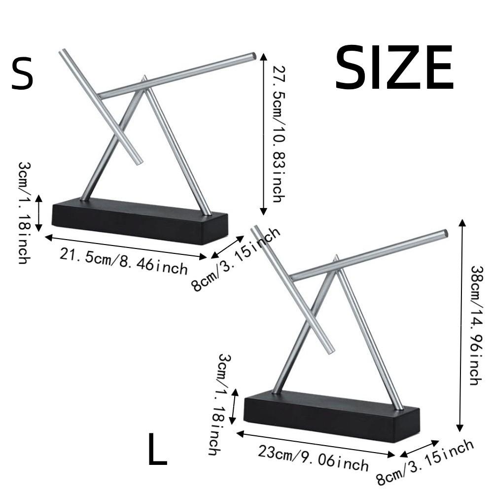 Moderne Schreibtisch-Schwingskulptur Kreatives Geometrisches Chaos Pendel Balance Kunstdekoration Wohnzimmer