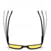 Anti Blue Light Glasses for Esports Eye Protection Plain Eyewear for Mobile Phones and Computers with Yellow/red/orange Lenses