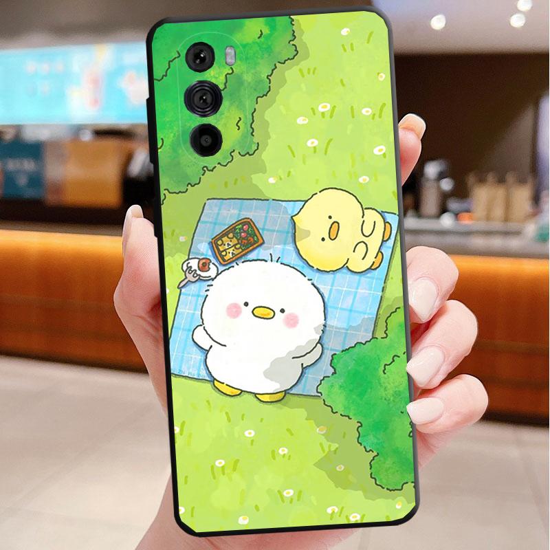 

Phone Case For Motorola Edge 50 40 Pro 60 50 40 30 Ultra Neo Fusion Moto G85 G72 G53 G54 G84 G13 G32 Little Duck Moto G32