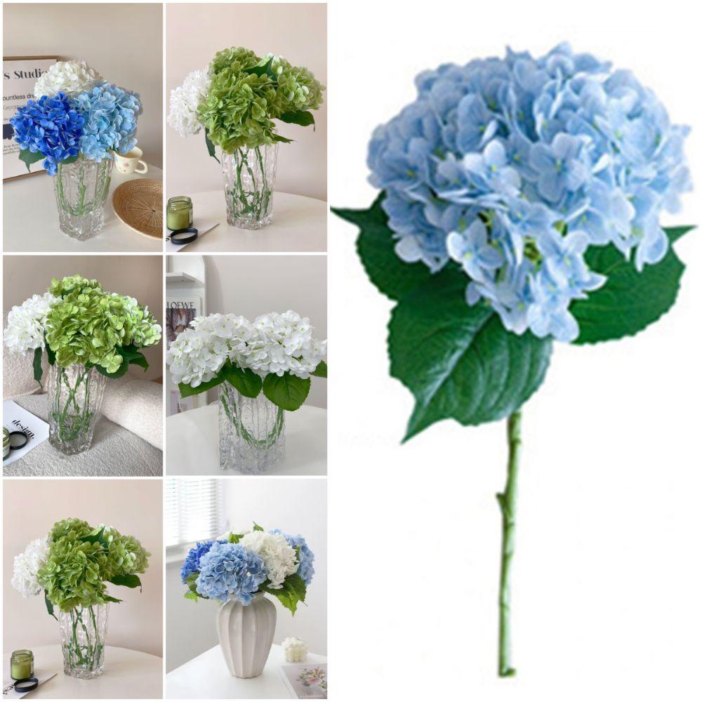 Silk Petal Artificial Hydrangea Flower DIY Floral Arrangement Simulation Flower Wedding Favor