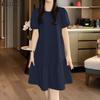 ZANZEA Women Casual Round Neck Short Sleeve Summer Dress