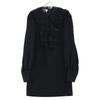 Gucci Domestic Regular 595504-XJBS6 Rayon X Nylon Lace Frill Dress Dress XS blackUsed