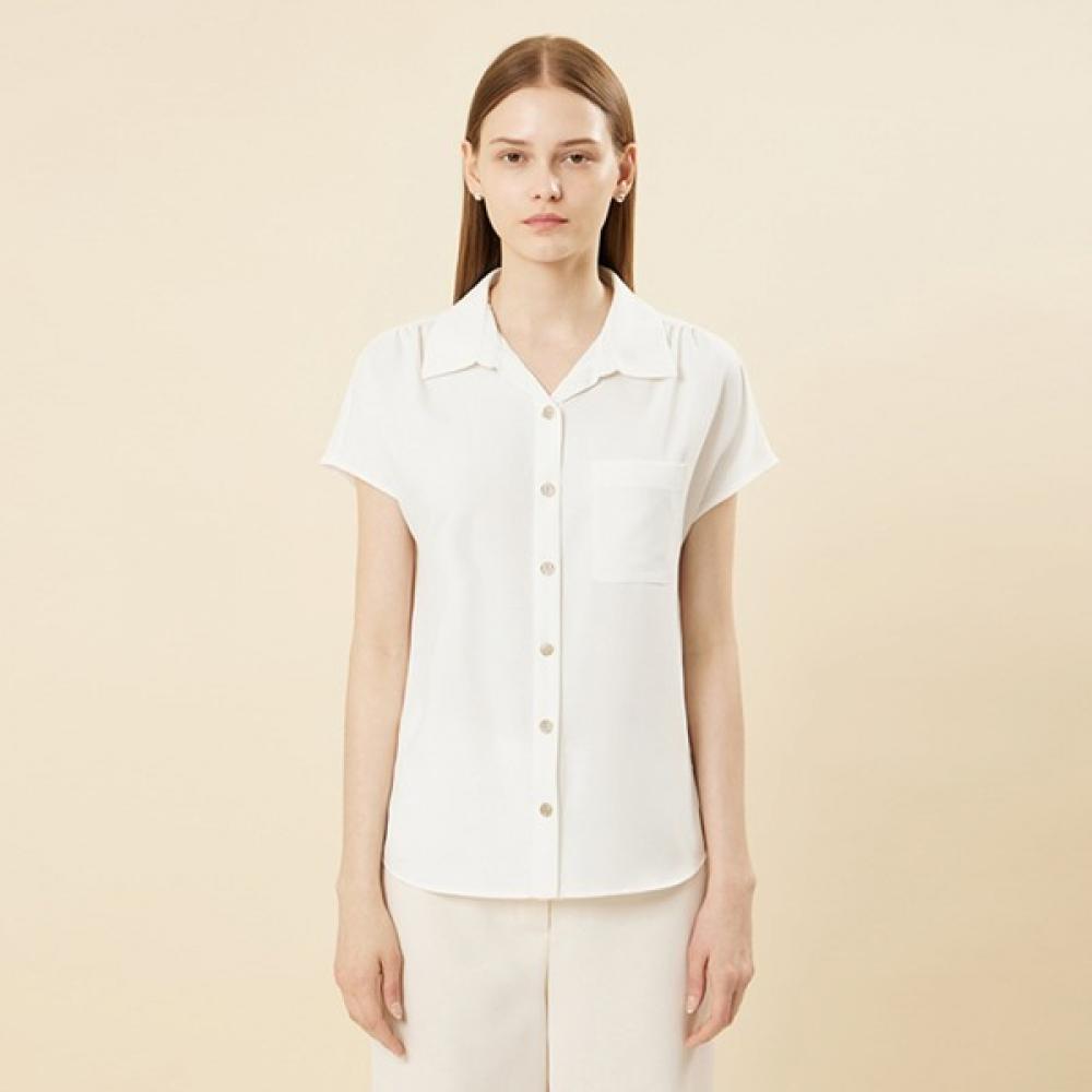 

She S miSS Cap Sleeve Shirt SwwStn21100 Ivory/55
