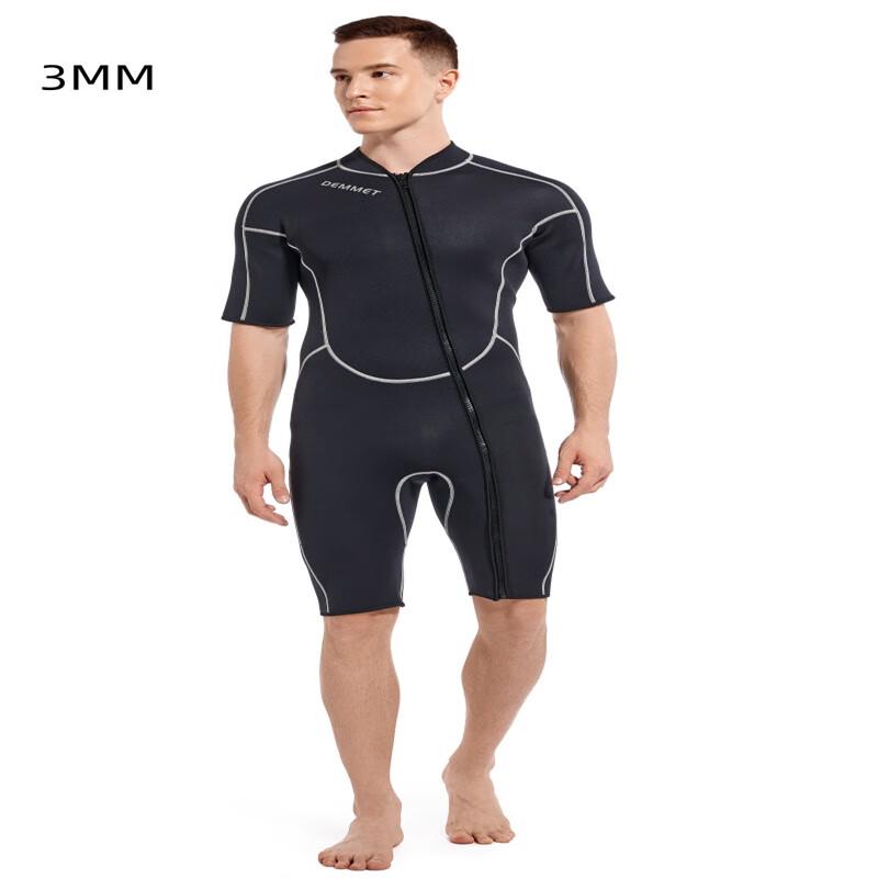 Longchan Men's Short Sleeve Diving Wetsuit