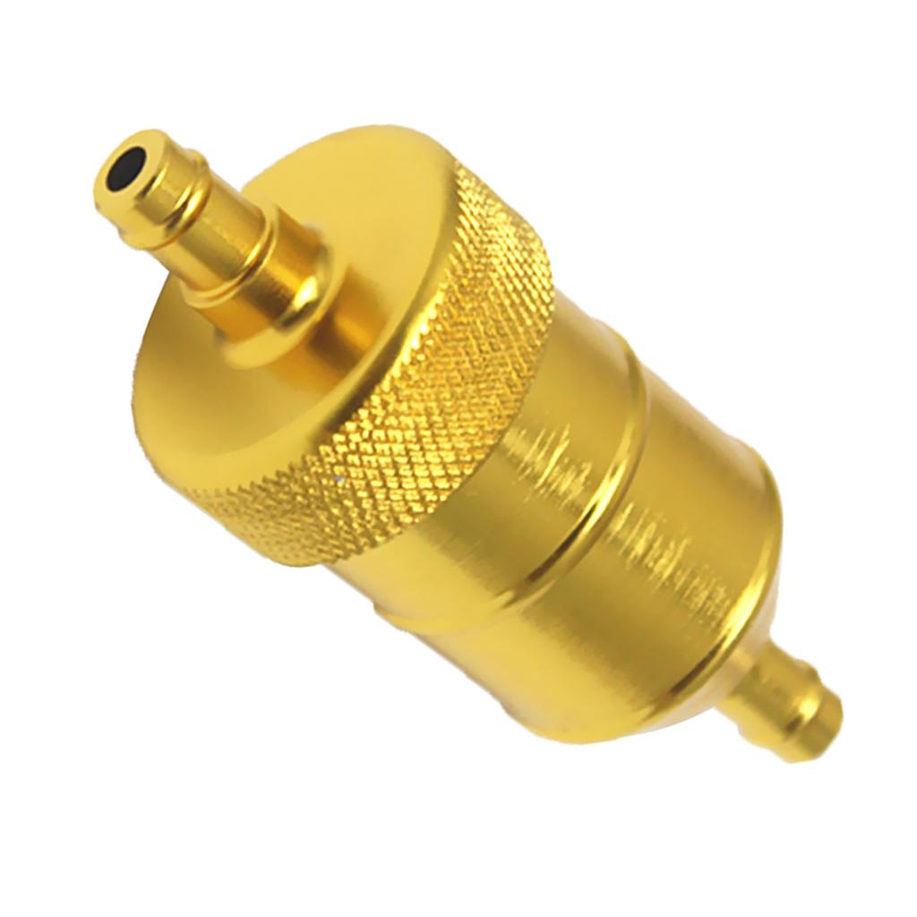 8mm 5/16 Universal Krom Aluminium Drivstoffilter Bil Bensin Inline Høy Kvalitet Aluminium