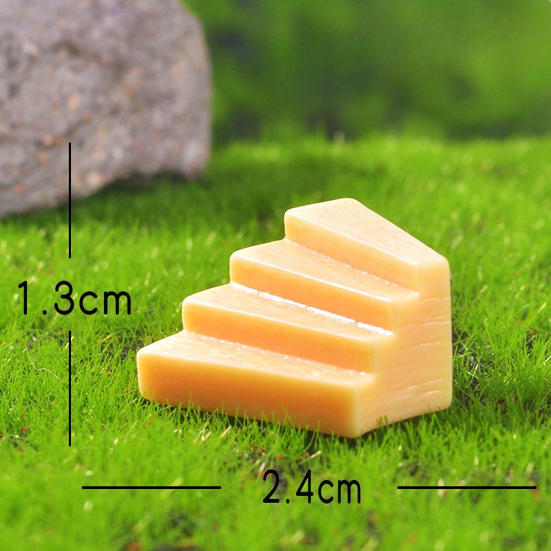 Mini Decorative Items Simulate Ancient-style Stone Staircase Garden Bonsai and Resin Handicrafts