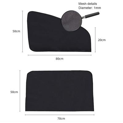 Pare-soleil magnétique de voiture, Protection UV, rideau de voiture, fenêtre latérale, maille, pare-soleil, Film de Protection d'été pour fenêtre
