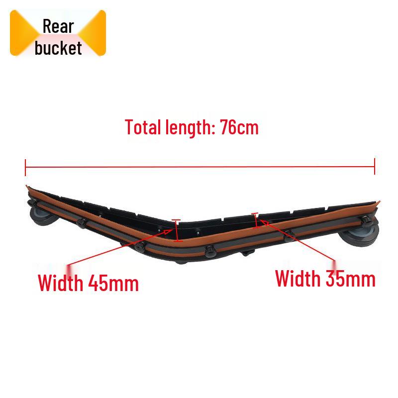 Резиновая полоса Baiyun Jiami 585-T для впитывания воды для пылесоса BF502-T BF585-T Rear Scraper