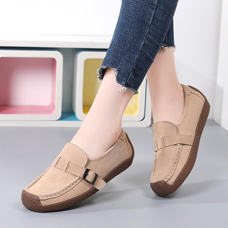 Fashion Leather Ladies Loafers Autumn Womens Shoes Platform Flats Sneakers Female Moccasins Shoe Women Creepers Shoes