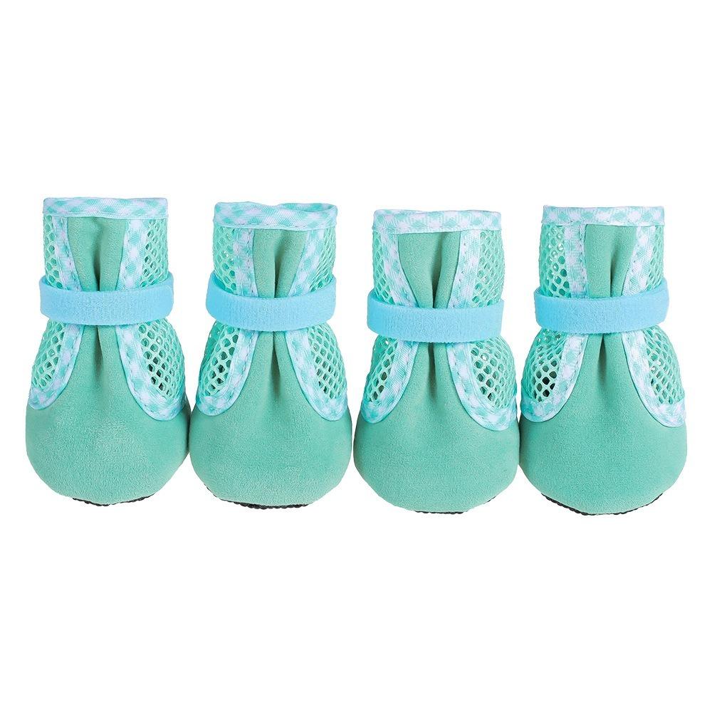 

Waterproof Dog Boot Breathable Dog Paw Protector Practical Pet Dog Shoes Puppy XL зелёный