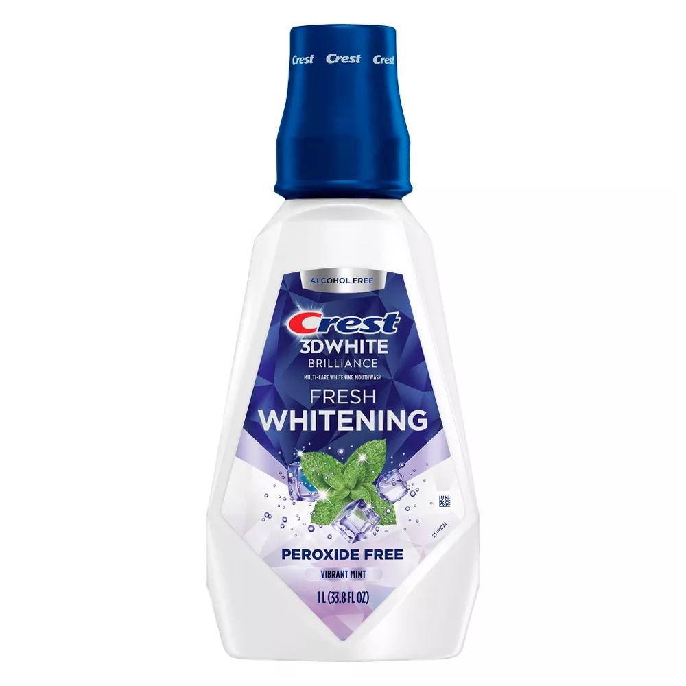 Wybielający płyn do płukania jamy ustnej 3D White Brilliance Crest 1l