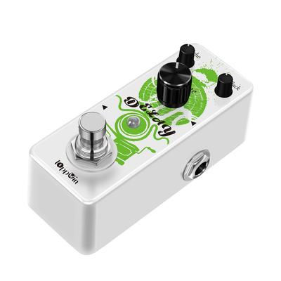 IOppWin Kytarový efektový pedál Prémiový analogový delay pedál – Teplé, čisté a hladké tóny s nastavitelným rozsahem 25 ms-600 ms a True Bypass pro retro