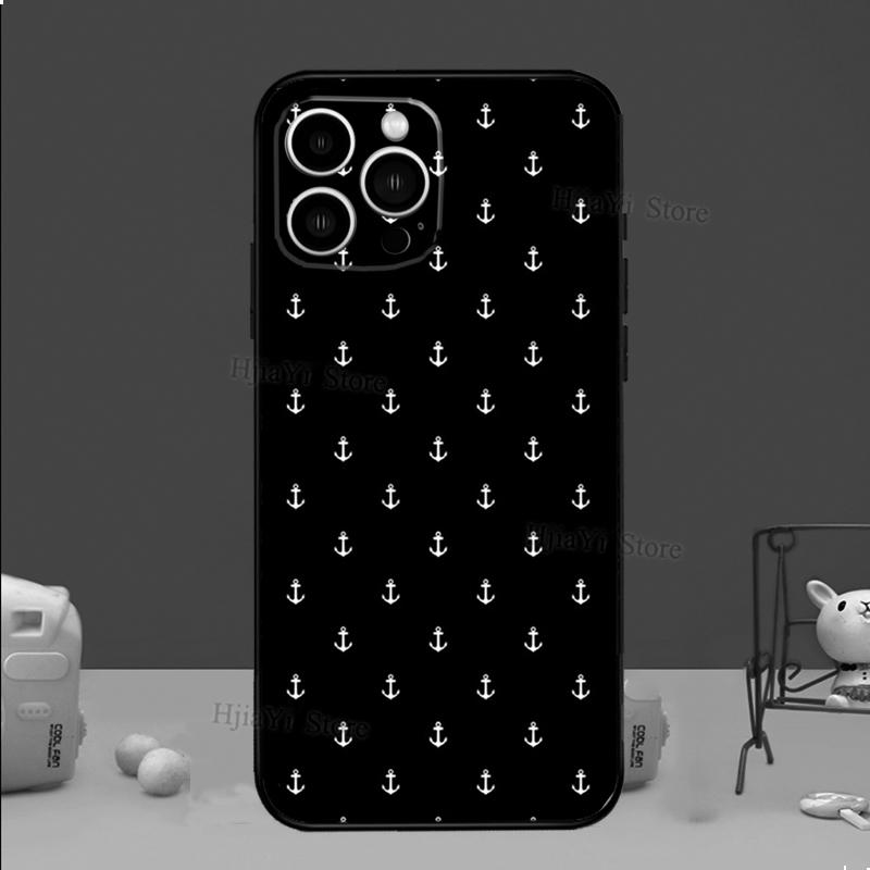 Anchor Boat Phone Case For iPhone Samsung Galaxy Redmi Xiaomi Oppo OnePlus Note S A 7 8 9 10 11 12 13 14 20 21 22 23 53 54 Pro Max Plus Ultra TPU Soft