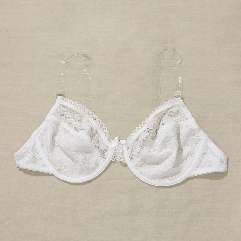 Women Plus Size Invisible Bra with Wired Sexy Lace Lingerie Unlined Bra Backless Underwear 85C 85D 90C 90D 95C 95D 100C 100D