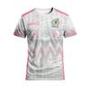 Mexican 3D Printed Football Training Suit T-shirt, Summer Outdoor Sports Short Sleeved Top, Men's Casual and Comfortable Fitness O-neck Pullover