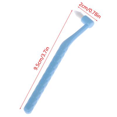 1 bucată periuță ortodontică interdentală cu un singur fascicul moale pentru curățarea dinților periuță de dinți instrument de îngrijire bucală cap mic păr moale