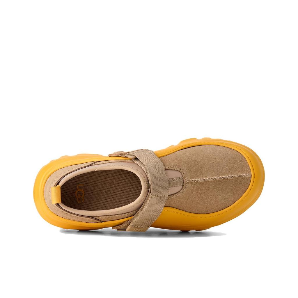 UGG Peakmod Hovězí štípenka Kulatá špička Silná podrážka Nízký svršek Neformální obuv Unisex Neformální obuv Pšeničně žlutá 1171355-MMM