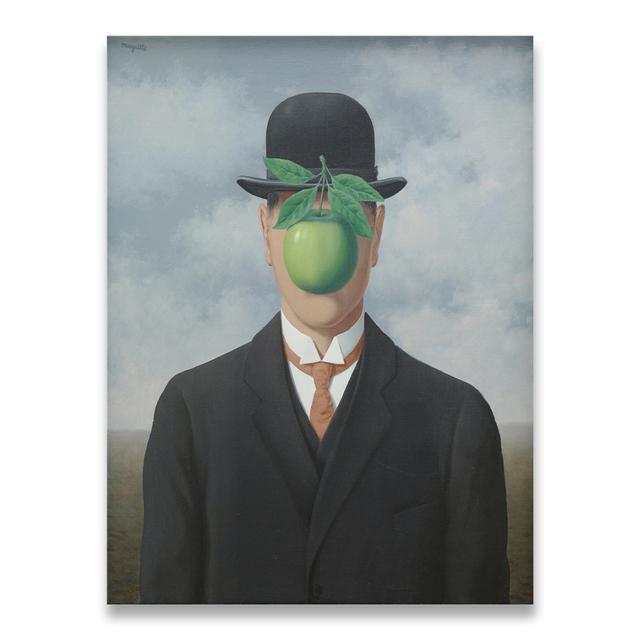 Rene Magritte Exclusive Combination of Light Luxury Vintage Series Canvas Print Painting Poster Wall Picture for Home Decor No Frame