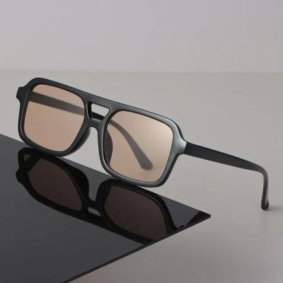 New Square Sunglasses Ladies Men Retro Luxury Female Male Mirror Clear Designer Eyewear Sexy Black Sun Glasses