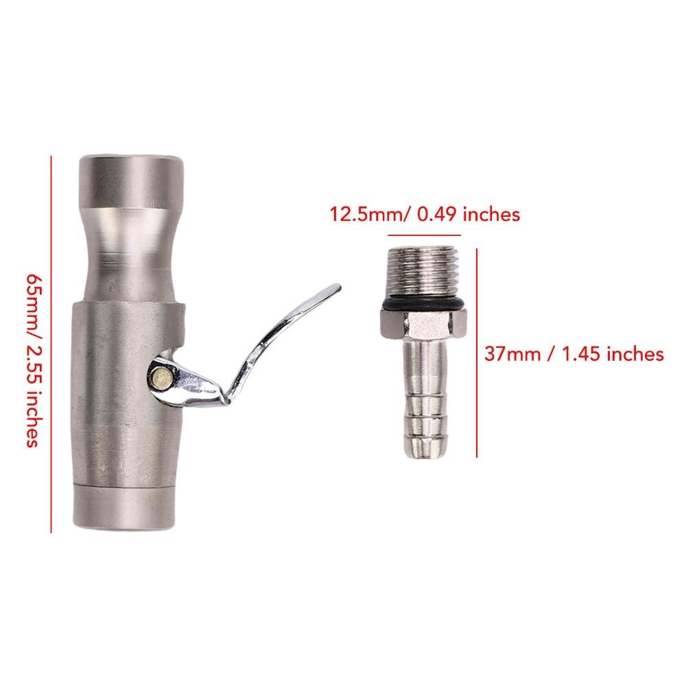 4PCs Anti-Rust Brass Tire Chuck 300 PSI Lock On Air Chuck Professional Locking Air Chuck Auto Shop