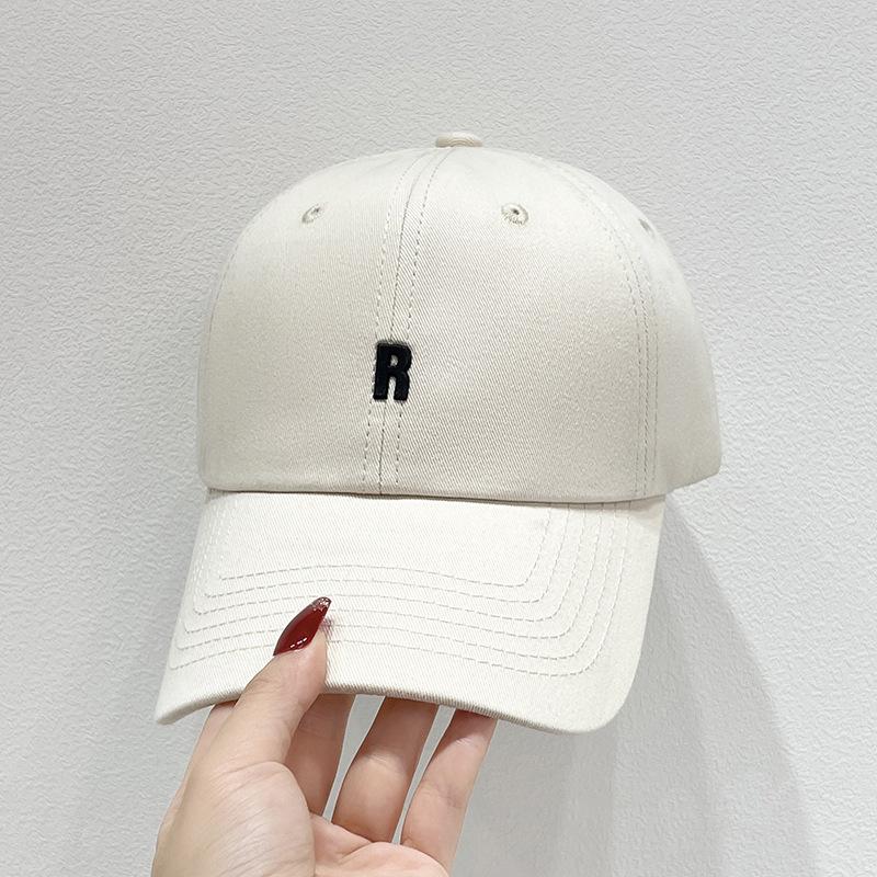 Trendiger Buchstabe R Baseballkappe für Unisex Herbst- und Winterstile Outdoor-Reisen Verstellbar Sonnenschutz Urlaubsgeschenke Schirmmütze