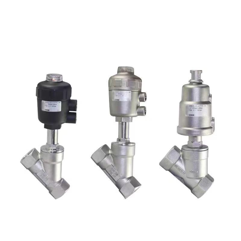 Pneumatic Threaded Angle Seat Valve