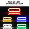 2/4Pcs Demon Eye 12-24V Truck Side Light Super Bright Signal Light LED Side Marker Lights for Trailers Construction Vehicle UTV