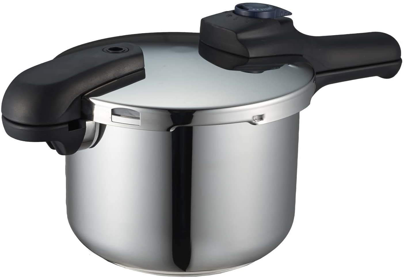 

Pearl Metal Pressure Cooker IH Compatible 3 Layer Bottom Switchable Recipe Included Quick Eco 4.5L H-5041
