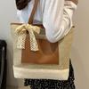 Woven Straw Handbag Women's Large-capacity New Summer Versatile Hollow Tote Bag Seaside Vacation Beach Bag